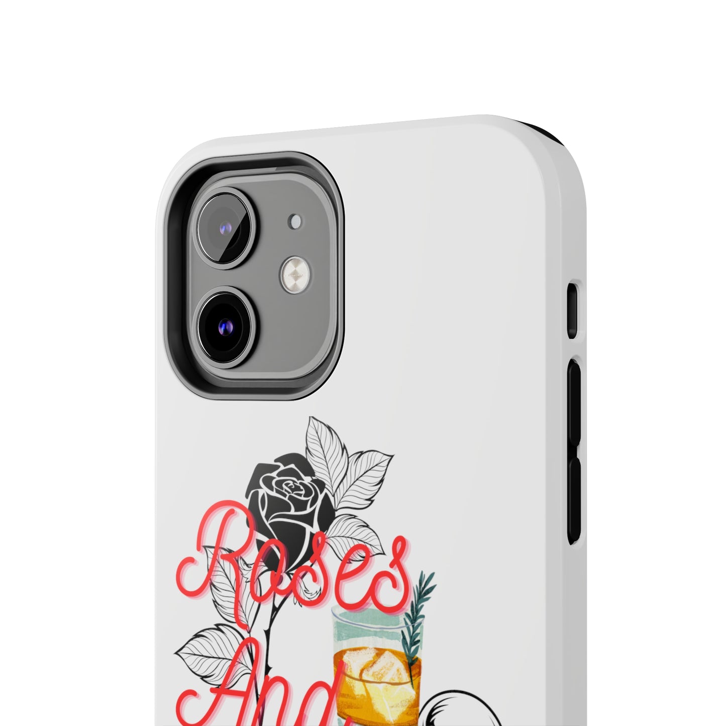 Roses&Whiskey - White - Tough Phone Cases