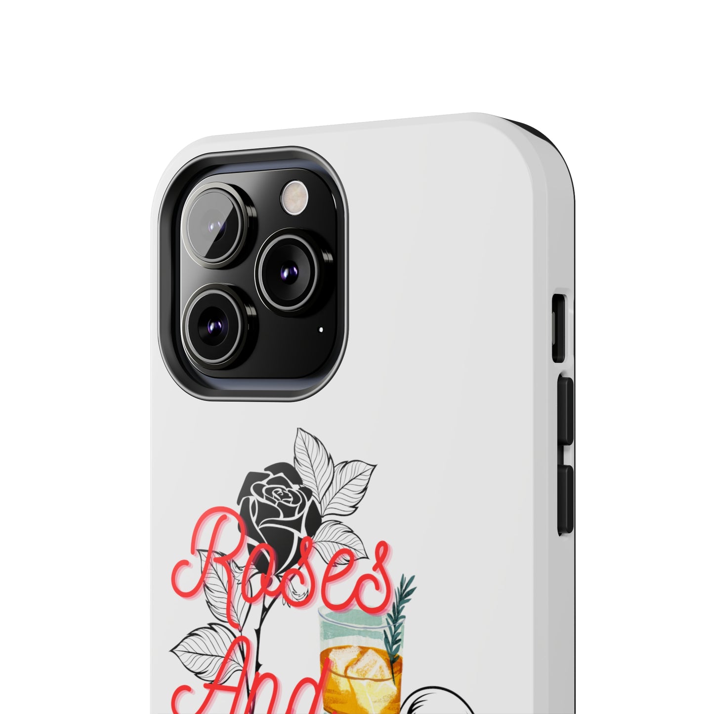 Roses&Whiskey - White - Tough Phone Cases