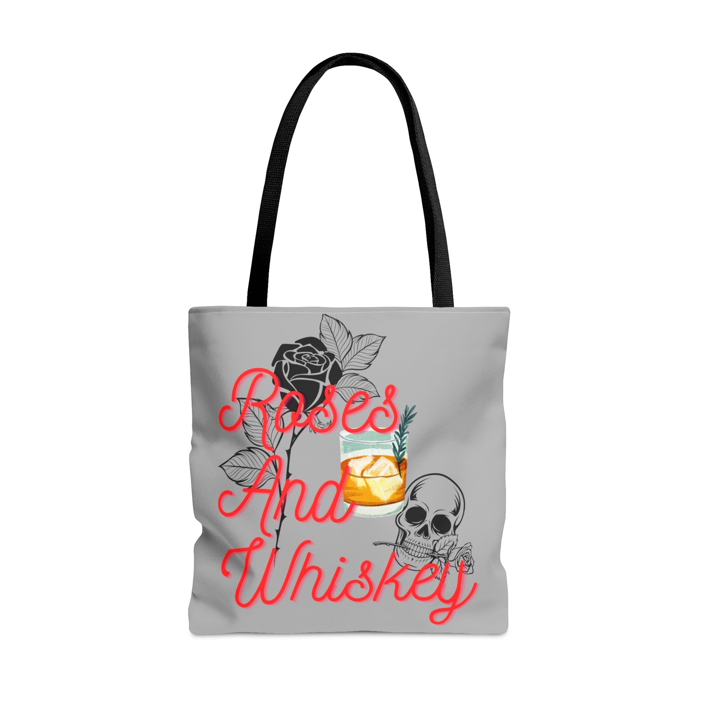 Roses&Whiskey - Grey Tote Bag