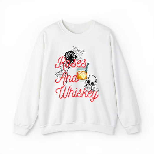 Roses&Whiskey Unisex Heavy Blend™ Crewneck Sweatshirt